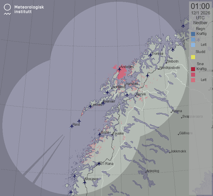 Radar: northern nordland